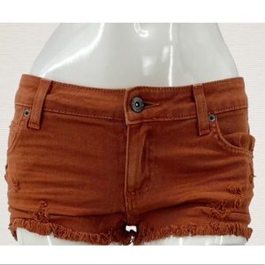 NWT Women’s Carmar LF Low Rise Distressed Stretch Denim Shorts